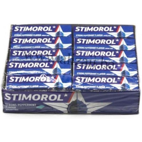 Stimorol Strong Peppermint Chewing Gum - 30 Pack