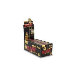 RAW Black Kingsize Rolls - 12 Pack for Ultimate Rolling