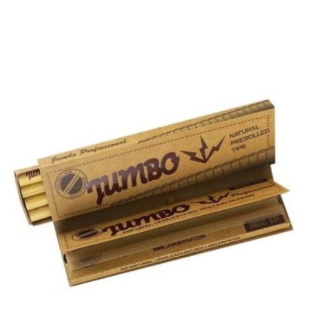 Jumbo Brown Vloei + Filtertips | 24 Pack - Rolling Papers