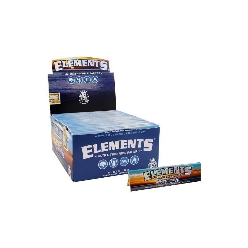 Elements® King Size Slim Rolling Papers - 50 Booklets