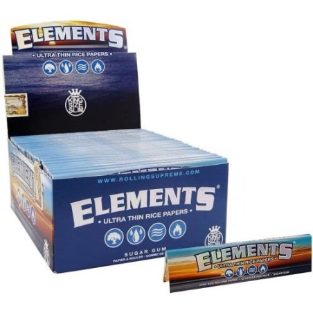 Elements® King Size Slim Rolling Papers - 50 Booklets