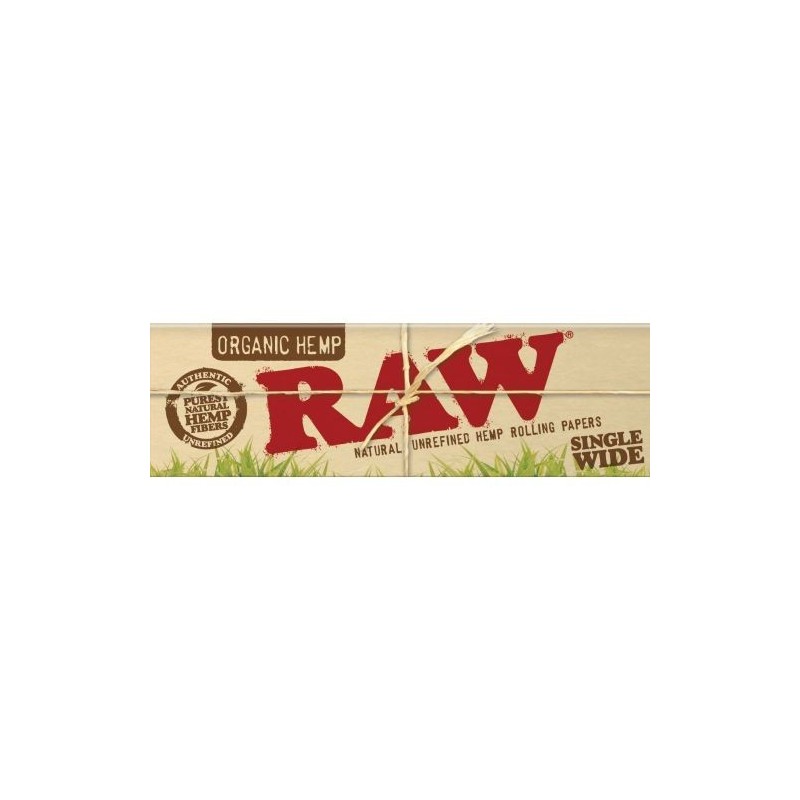 RAW® Organic Single Wide Rolling Papers - 50 Booklets