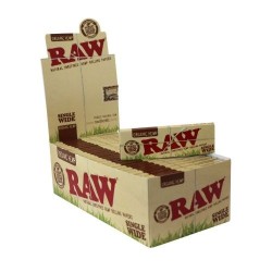 RAW® Organic Single Wide Rolling Papers - 50 Booklets