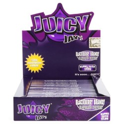 Juicy Jay's Black Currant Kingsize Slim Rolling Paper | 24 Pack