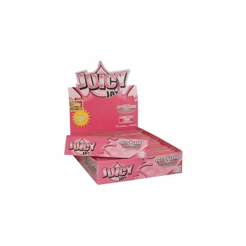 Juicy Jay's Cotton Candy Kingsize Slim Rolling Papers - 24 Pack