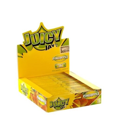 Juicy Jay's Pineapple Kingsize Slim Rolling Papers - 24 Pack