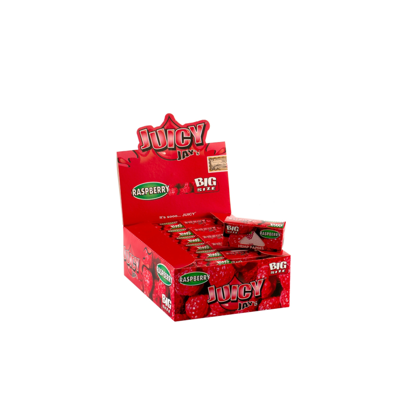 Juicy Jay's Raspberry Flavored Rolls - 5m, 24 Rolls