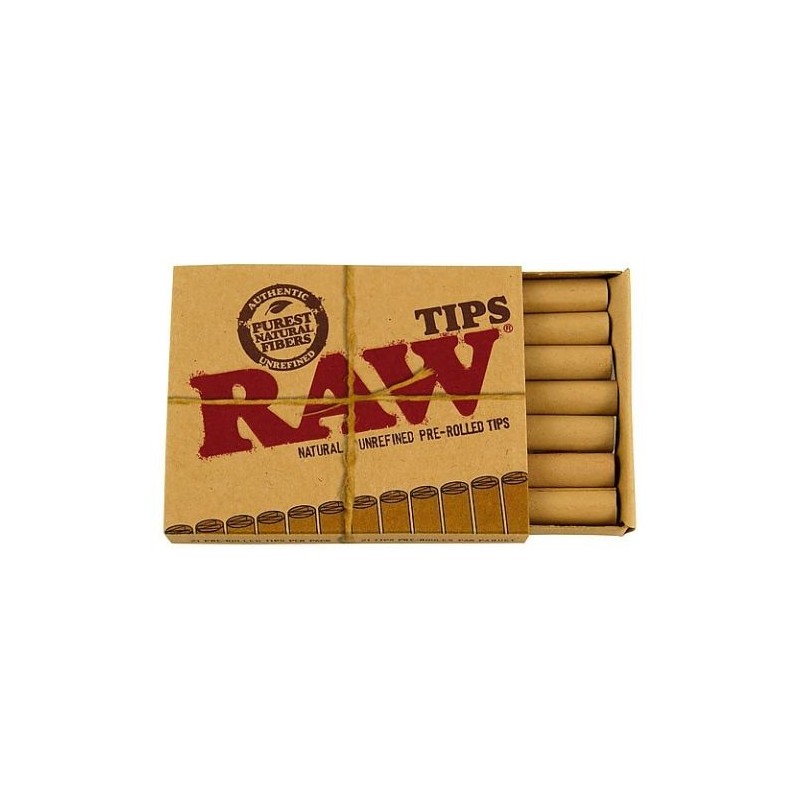 RAW® Classic Prerolled Tips Booklet - 20 Count