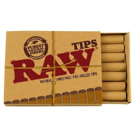 RAW® Classic Prerolled Tips Booklet - 20 Count