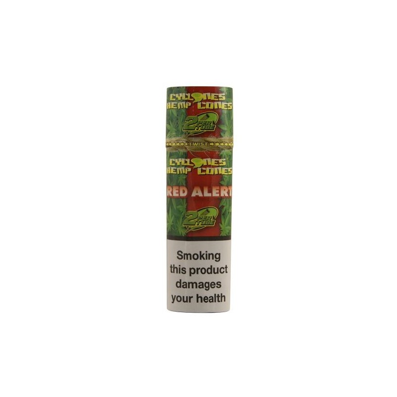 Cyclonse Red Alert Hemp Cones | 12 Booklet Pack