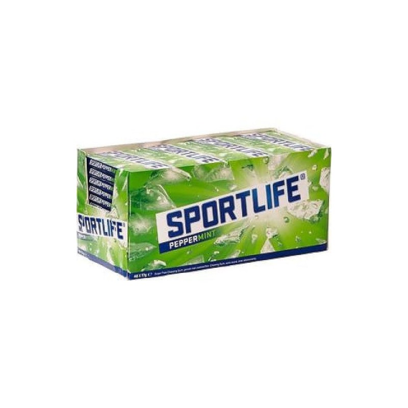 Sportlife Peppermint Gum | 48 Pack for Fresh Breath