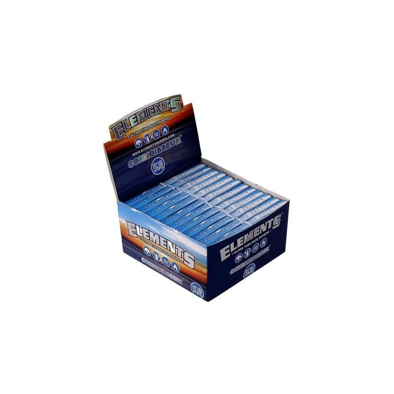 Elements® Connoisseur King Size Slim Rolling Papers + Tips