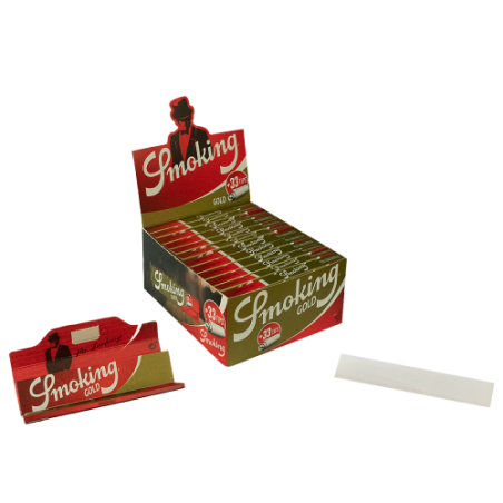 Smoking Gold Kingsize Vloei + Tips | 24 Pack