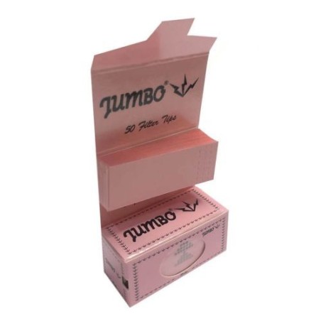 Jumbo Pink Rolls + Filter Tips | 24 Pack - Premium Quality