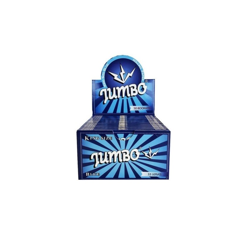 Jumbo Blue Kingsize Vloei | 50 Pack Rolling Papers