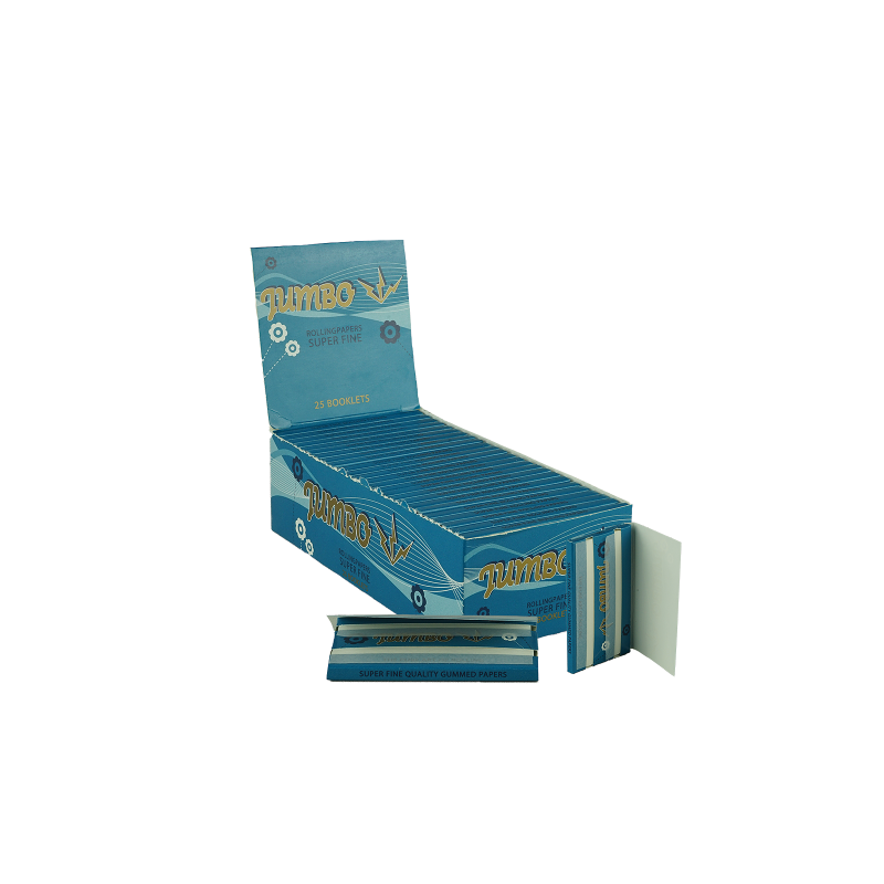 Jumbo Blue Super Fine Vloei | 25 Pack Rolling Papers