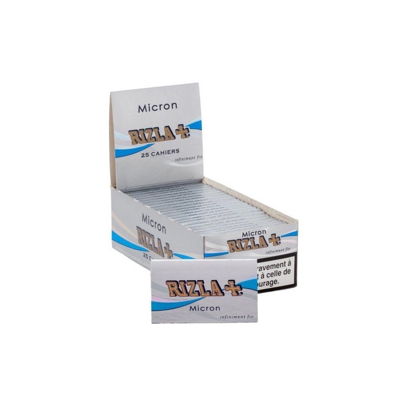 RIZLA DOUBLE Micron Rolling Papers | 2x25 Booklets - 100 Sheets