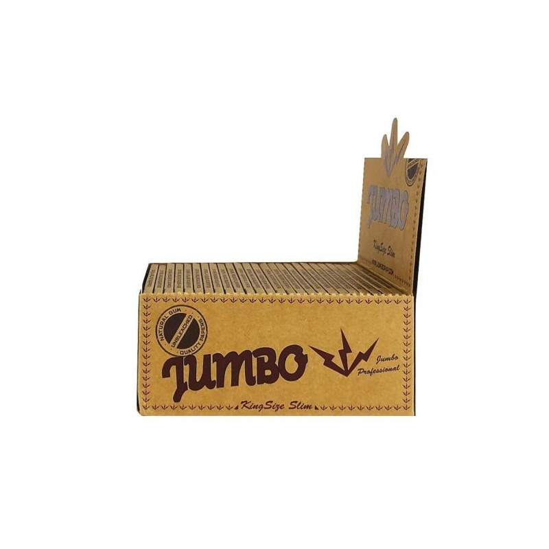 Jumbo Brown Kingsize Slim Vloei | 50 Pack Rolling Papers