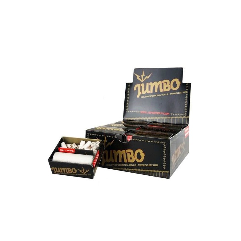 Jumbo Gold Rolls + Filter Tips | 12 Pack - Premium Quality