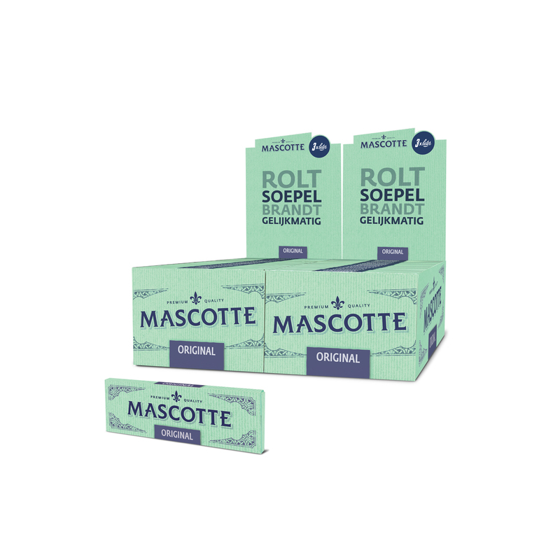 Mascotte Original Vloei - 50 Packs of Premium Rolling Papers