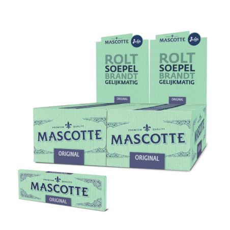 Mascotte Original Vloei - 50 Packs of Premium Rolling Papers