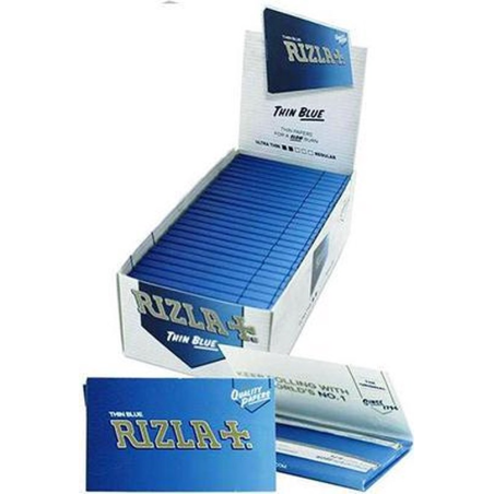 RIZLA DOUBLE BLUE Rolling Papers - 50 Booklets, 100 Sheets