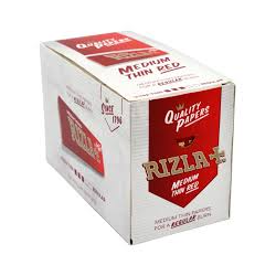 Rizla Red Regular Size Rolling Papers - 100 Booklets