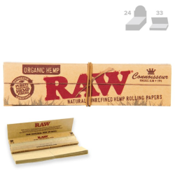 RAW® Connoisseur King Size Slim Classic + Tips - 24 Pack